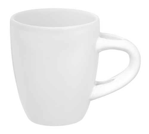 Кофейная кружка Pairy с ложкой, белая с красной