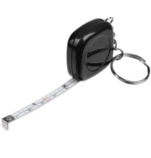 Брелок с рулеткой Metric, черный
