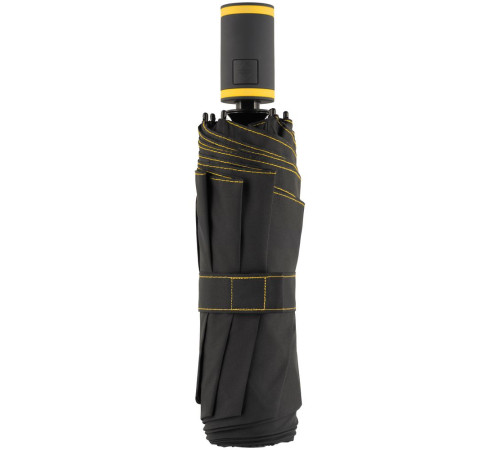 Зонт складной AOC Mini с цветными спицами, желтый