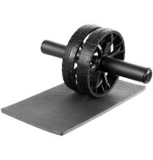 Ролик для пресса с ковриком Presswork, черный