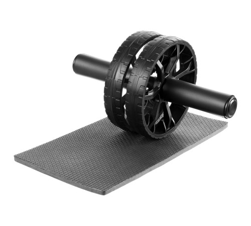 Ролик для пресса с ковриком Presswork, черный