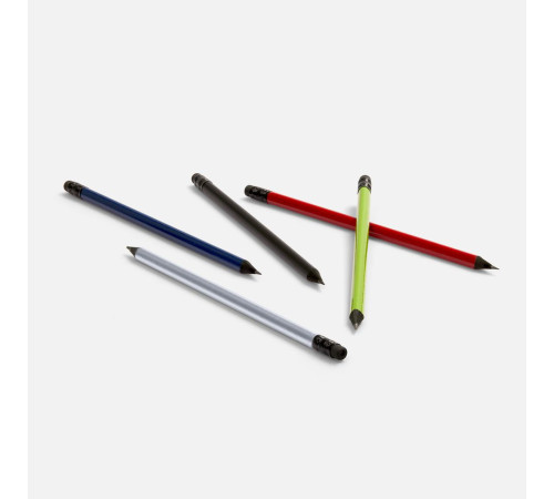 Карандаш простой Triangle Black с ластиком, темно-синий