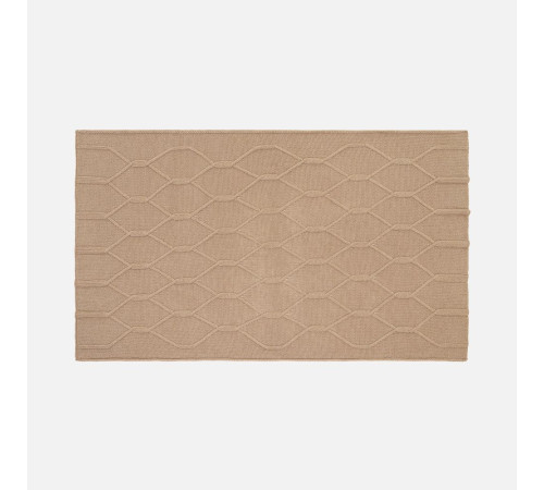 Плед Curve Verve, бежевый меланж