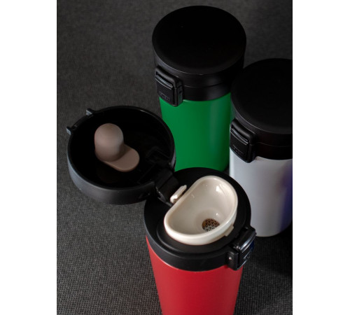 Термостакан с ситечком No Leak Infuser, белый