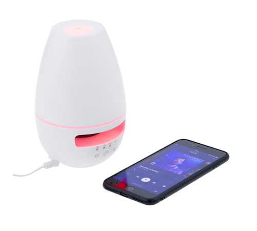 Увлажнитель с колонкой и подсветкой tuneMist, белый
