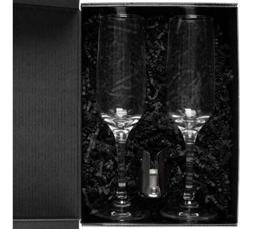 Набор для шампанского Isabella, в черной упаковке