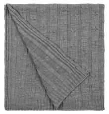 Плед Trenza, серый