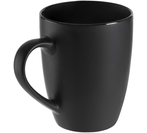 Кружка Bright Tulip, матовая, черная