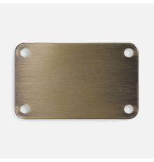 Шильдик металлический Furo, бронзовый