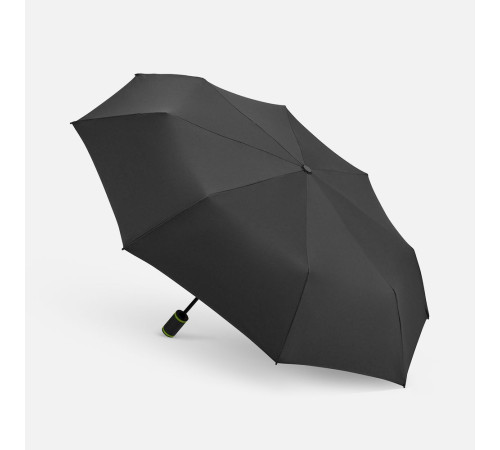 Зонт складной AOC Mini с цветными спицами, зеленое яблоко