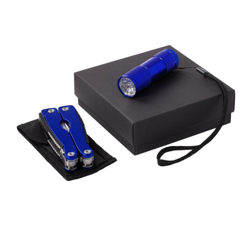 Набор Handmaster: фонарик и мультитул, синий