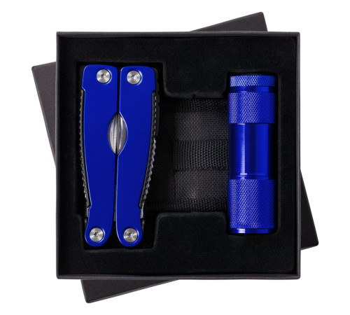 Набор Handmaster: фонарик и мультитул, синий