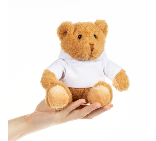 Мягкая игрушка «Мишка Cuddleton» в белом худи