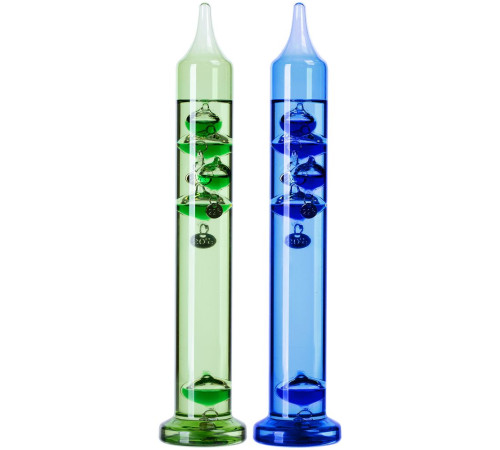 Термометр стеклянный «Галилео», голубой