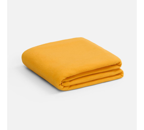 Флисовый плед Warm&Peace, желтый