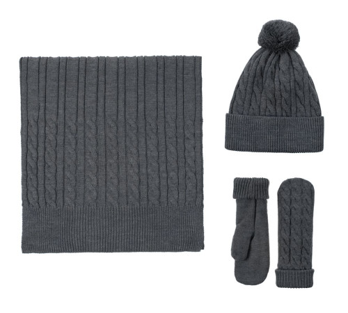 Набор Heat Trick, темно-серый меланж