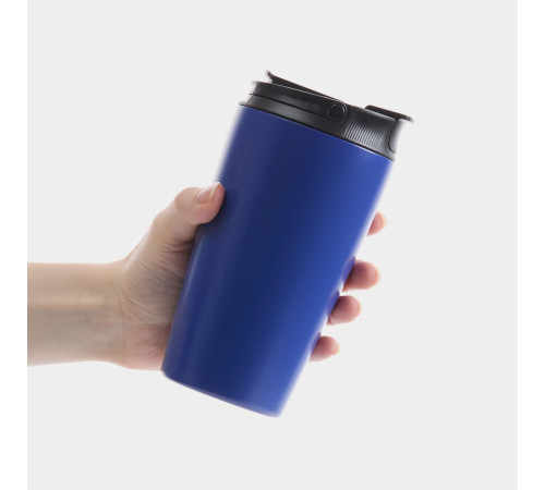 Термостакан с двумя поильниками Duetta, синий