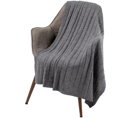 Плед Trenza, серый