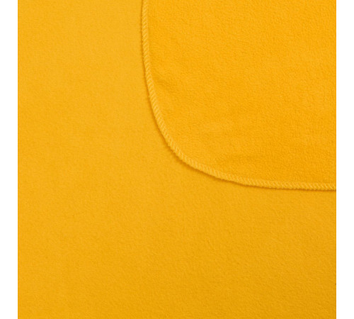 Флисовый плед Warm&Peace, желтый