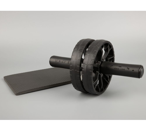 Ролик для пресса с ковриком Presswork, черный