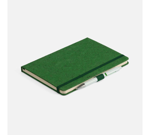 Блокнот Cork County, зеленый