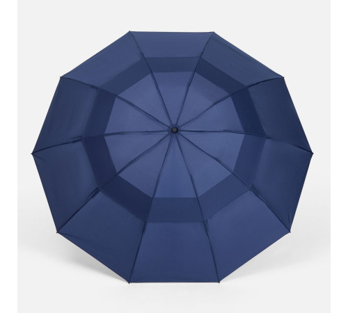Зонт обратного сложения twoGether с двойным куполом, темно-синий
