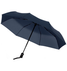 Зонт складной Monsoon, темно-синий