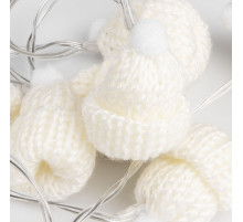 Гирлянда Cosy Poms, белая