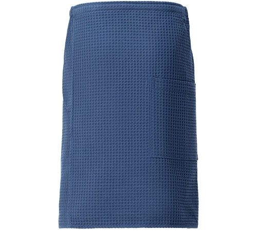 Килт вафельный мужской Onsen, темно-синий, единый размер