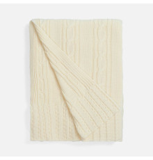 Плед Remitti, белый (молочный)