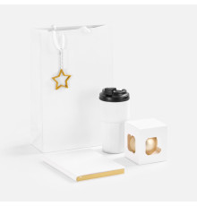 Набор Astrela, белый с золотистым