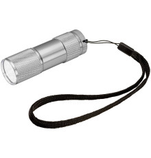 Фонарик Aurora, серебристый