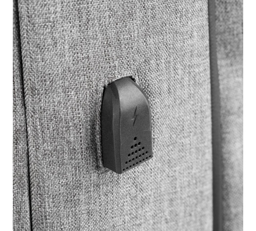 Рюкзак с потайным карманом inGreed, серый