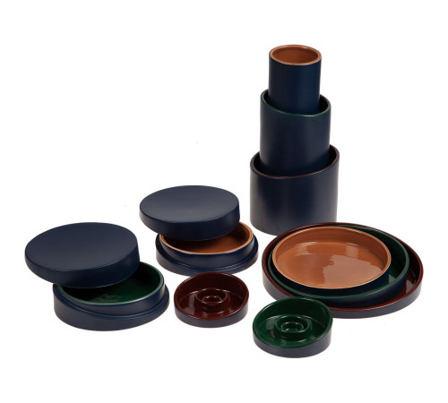 Шкатулка Form Fluid, зеленая