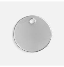 Шильдик металлический Alfa Sirkel, серебристый