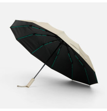 Зонт складной с УФ-защитой Ribstar, бежевый