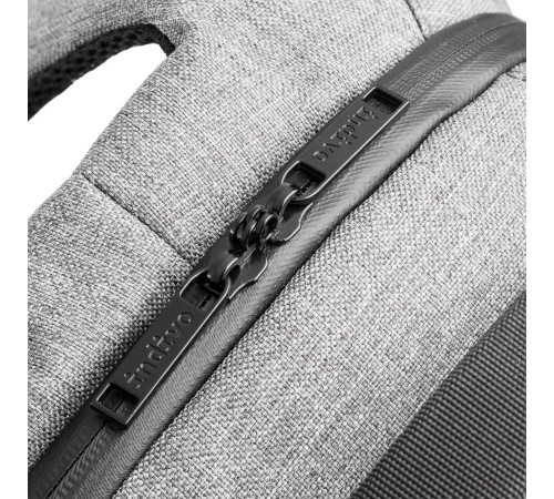 Рюкзак с потайным карманом inGreed, серый