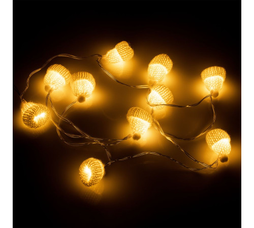 Гирлянда Cosy Poms, белая