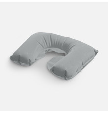 Надувная подушка под шею в чехле Sleep, темно-серая