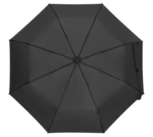 Зонт складной AOC Mini с цветными спицами, красный