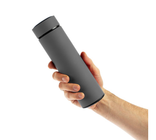 Термос с ситечком Percola, серый