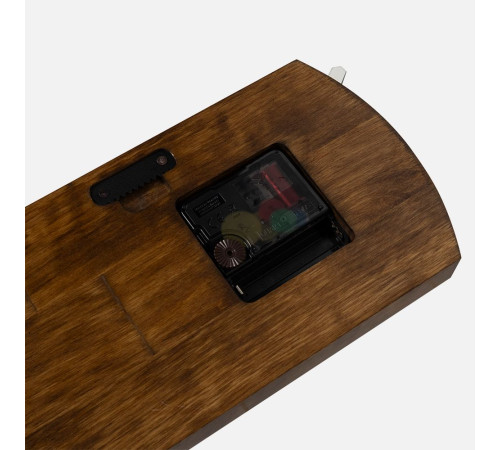 Часы TimeLord, черные с коричневым