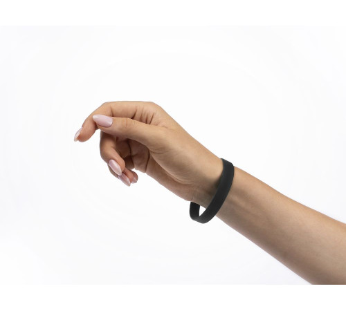 Силиконовый браслет Valley, черный