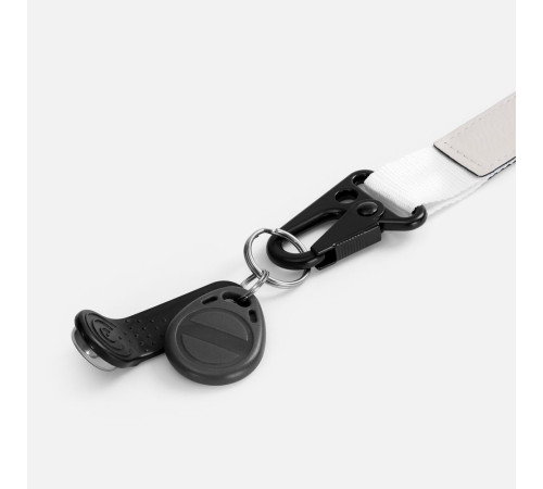 Брелок с карабином Manlig, белый