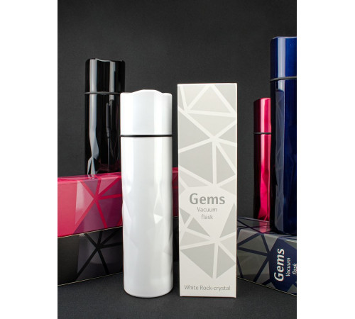 Термос Gems Black Sapphire, сапфир (синий)