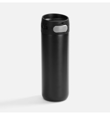 Термостакан X1 с цветной кнопкой, черный с серым