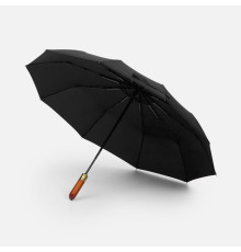 Зонт складной Cloudburst в подарочной упаковке, черный