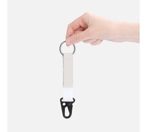 Брелок с карабином Manlig, белый