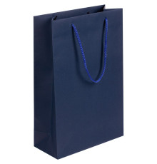 Пакет бумажный Porta S, вертикальный, темно-синий