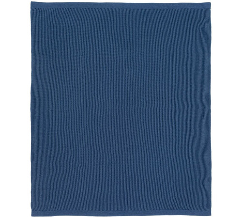 Плед Shirr, синий (деним)